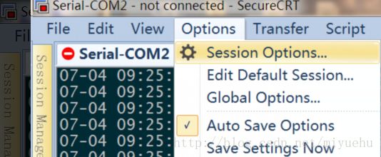 SecureCRT----Options----Session Options