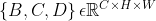 \left \{ B,C,D \right \}\epsilon \mathbb{R}^{C\times H\times W}