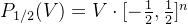 P_{1/2}(V)=V\cdot [-\frac{1}{2},\frac{1}{2}]^n