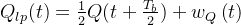 Q_{lp}(t)=\frac{1}{2}Q(t+\frac{T_b}{2})+w_{Q}\left ( t \right )