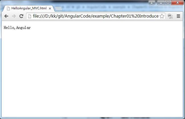 AngularJS HelloAngular