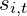 \small s_{i,t}