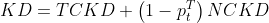 KD=TCKD+\left ( 1-p_{t}^{T} \right )NCKD