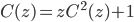 C(z) = zC^2(z) + 1