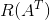 R(A^{T})