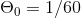 \Theta _{0}=1/60