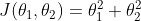 J(\theta_1,\theta_2)=\theta_1^2+\theta_2^2