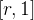 \left [ r,1 \right ]