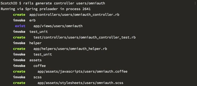 Rails Generate Controller Command