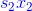 {\color{Blue} s_{2}x_{2}}