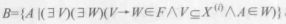 这里B = { A |(V)(  W)(V→WF∧V  X（i）∧A W)}；