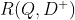 R(Q,D^{+})