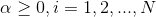 \alpha \geq 0,i=1,2,...,N