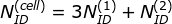 N_{ID}^{(cell)}=3N_{ID}^{(1)}+N_{ID}^{(2)}