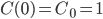 C(0) = C_0 = 1