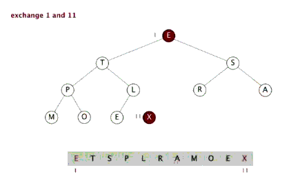 heap sort animattion