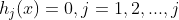 h_{j}(x)=0 ,j=1,2,...,j