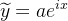 \widetilde{y}=ae^{ix}