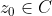 z_{0}\in C