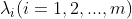 \lambda_{i}(i=1,2,...,m)