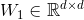 W_{1} \in \mathbb{R}^{d\times d}，W_{2} \in \mathbb{R}^{d\times d}