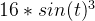 16*sin(t)^{3}