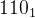 110_{1}