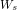 ^{W_{s}}