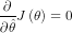 \frac{\partial }{\partial \hat{\theta }}J\left ( \theta \right )=0