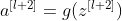 a^{[l+2]}=g(z^{[l+2]})