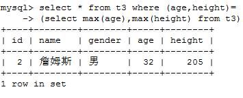 MySQL数据高级查询之连接查询、联合查询、子查询