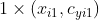 1\times \left ( x_{i1},c_{yi1} \right )