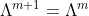 \Lambda^{m+1}=\Lambda^{m}