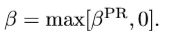 β=max[βPR，0]