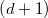 \left ( d+1 \right )