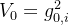 V_0 = g_{0, i}^2