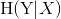 $H(Y\left|X)$