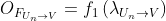 O_{F_{U_{n} \rightarrow V}}=f_{1}\left(\lambda_{U_{n} \rightarrow V}\right)