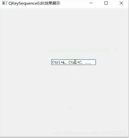 42.QKeySequenceEdit_第3张图片