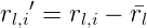 \large {r_{l,i}}'=r_{l,i}-\bar{r_l}