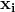 \mathbf{x_i}