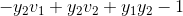 -y_2v_1+y_2v_2+y_1y_2-1