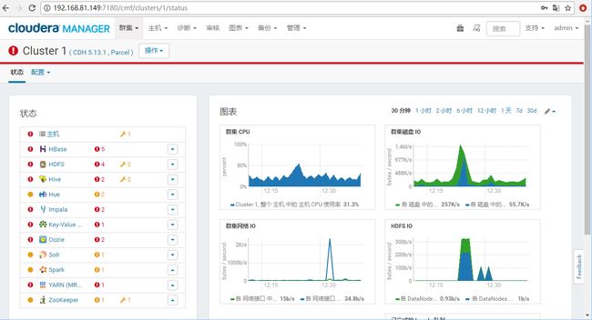 cloudera CDH5.13.1 Hadoop2.6.0 测试运行wordcount大数据统计作业_第1张图片