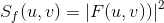 S_{f}(u,v)=\left | F(u,v)) \right |^2