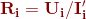 {\color{DarkRed} \mathbf{R_{i}={U_{i}}/{I}'_{i}}}