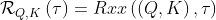 {​{\cal R}_{Q,K}}\left( \tau \right) = Rxx\left( {\left( {Q,K} \right),\tau } \right)