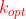 {\color{Red} k_{opt}}