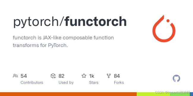 fuctorch 是 PyTorch 中的一个库 提供可组合的 vmap（向量化）和 autodiff 转换