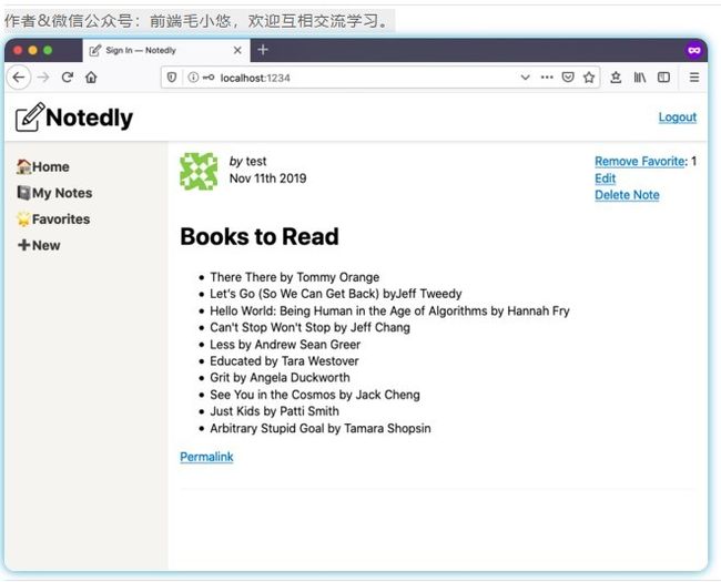 翻译 | 《JavaScript Everywhere》第16章 创建,读取,更新和删除操作_第3张图片