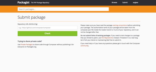 packagist-submit